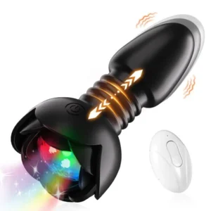 Plug Prostata Électrique 2-en-1 avec Fonction Rétractable