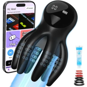 Vibromasseur pour gland avec 10 modes de stimulation