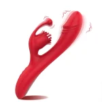 Vibromasseur Rose 3-en-1 – Vibrez, Stimulez, Ressentez