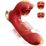 Vibromasseur point G lapin avec léchage clitoridien