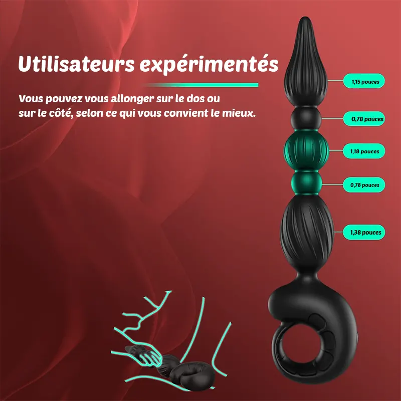 Vibromasseur Anal Unisexe – Perles Vibrantes