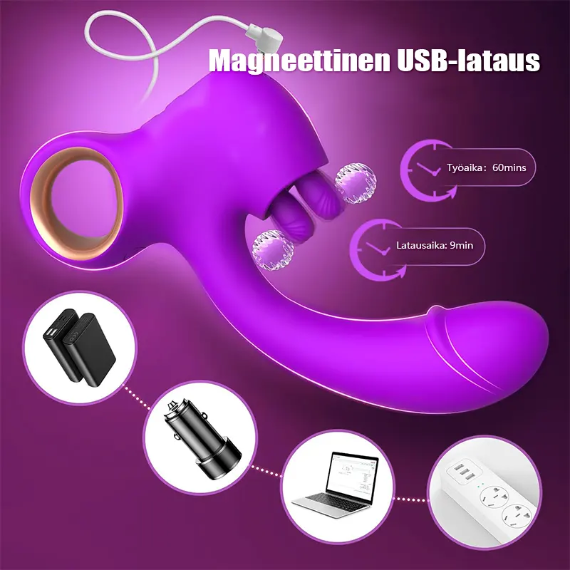 Vibromasseur Double Lick Swing – Vibration puissante étanche 1