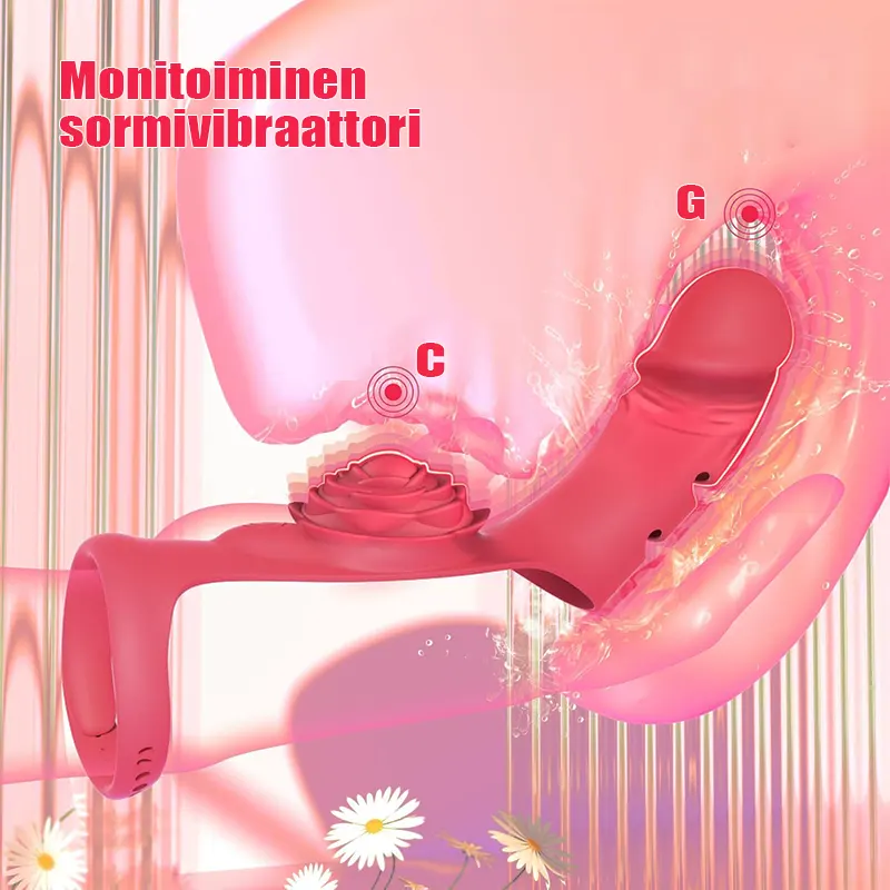Vibrateur portable pour stimulation C et G-spot simultanée 1