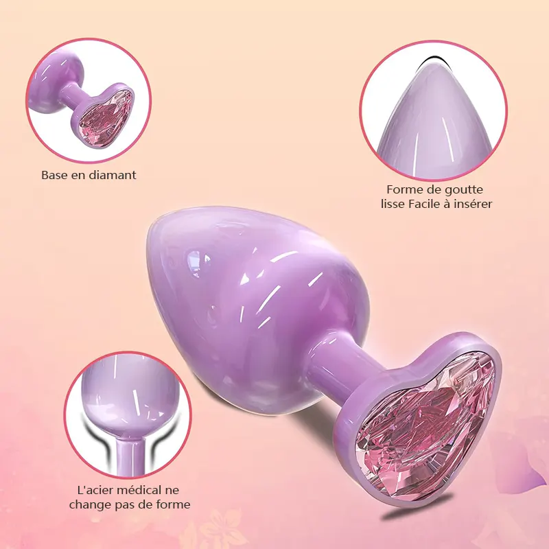 Plug Anal Cœur Petit – Idéal Débutant 5
