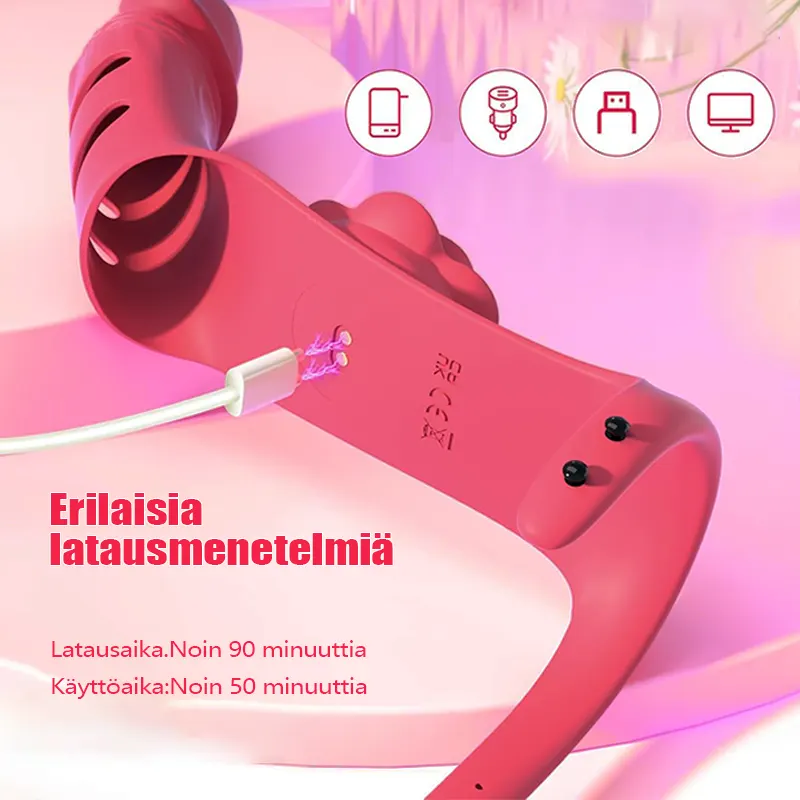 Vibrateur portable pour stimulation C et G-spot simultanée 3