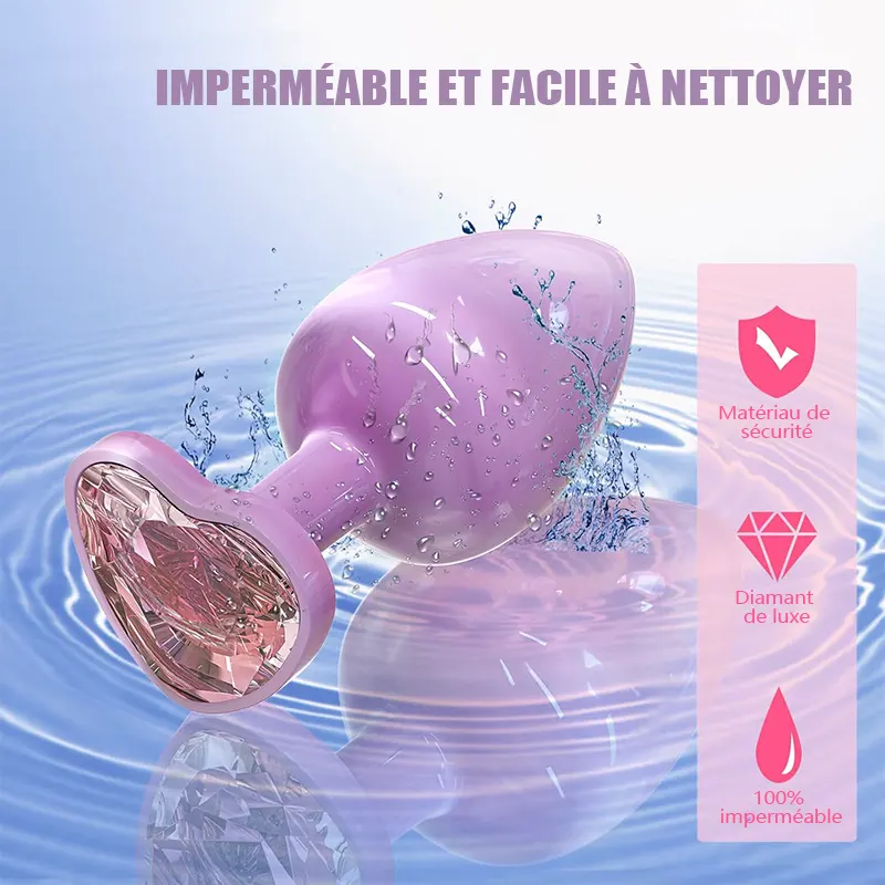 Plug Anal Cœur Petit – Idéal Débutant 3