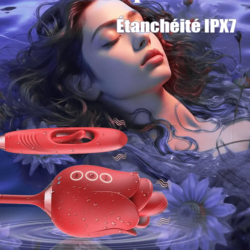 vibromasseur femme 4 en 1 avec fonction de vibration gode 5
