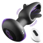 Plug anal télécommandé avec 10 modes de vibration