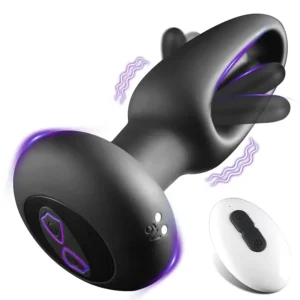 Plug anal télécommandé avec 10 modes de vibration