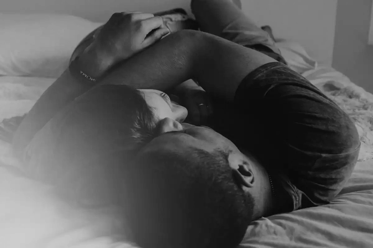 Couple in bed