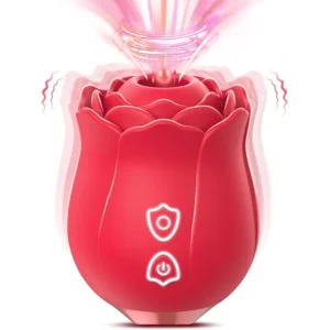 Rose Toy 3‑en‑1 Vibration pour Clito, Seins et Anus