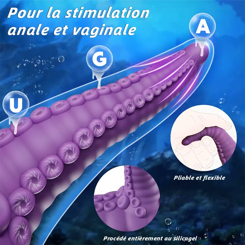 Gode Monstre à 10 Modes – Vibromasseur pour Point G et Anal