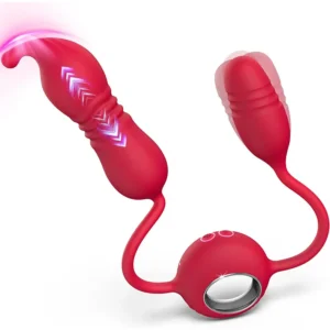 Stimulateur Point G Flexible Double Tête avec Prise Doigt