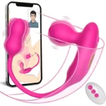 Vibromasseur 3-en-1 pour femme – Point G, clito, anal