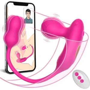 Vibromasseur 3-en-1 pour femme – Point G, clito, anal
