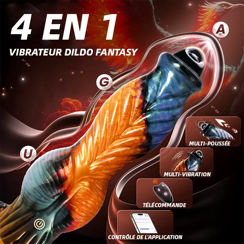 Godemichet Fantasy Monstre à Ventouse – Sensations Extrêmes