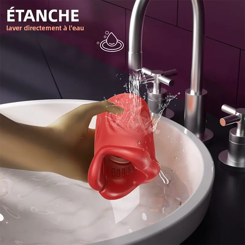 Vibromasseur homme 4-en-1 connecté avec anneau ouvert