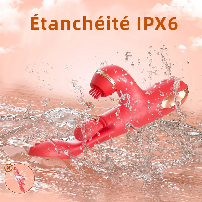 Vibromasseur Point G avec 10 modes pour plaisir optimal