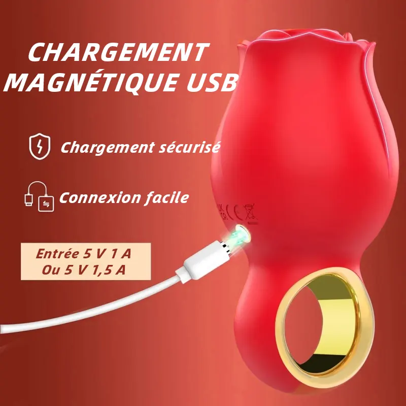 Rose Toy Vibrant avec Langue 360° – Stimulateur Clitoridien