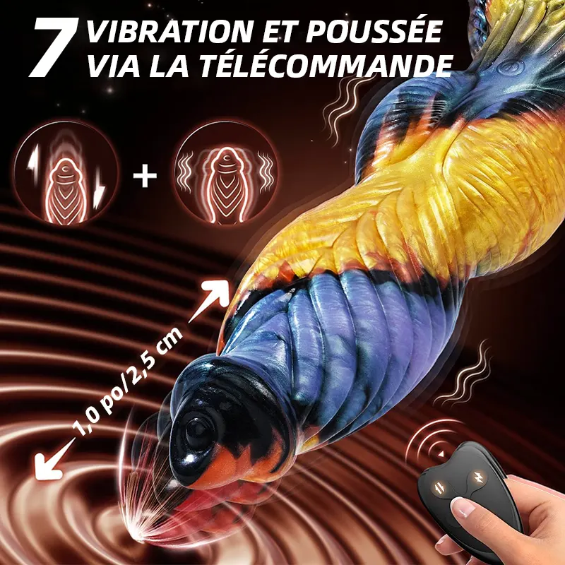 Godemichet Fantasy Monstre à Ventouse – Sensations Extrêmes