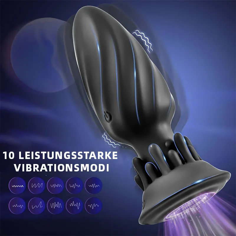 Plug anal vibrant rotatif 10 modes – Prostate homme
