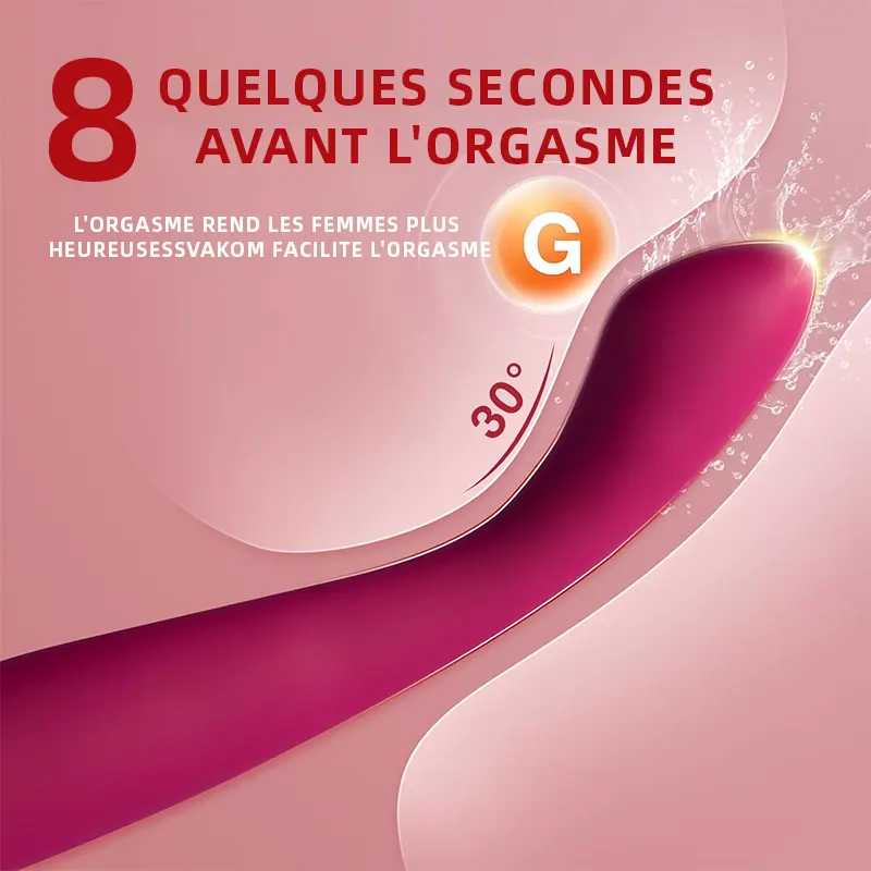 Vibromasseur Doigt Étanche Point G et Clitoris