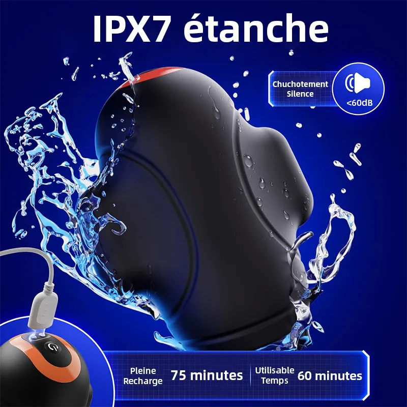 Masturbateur 10 Modes Vibrants avec App et Entraîneur Pénien