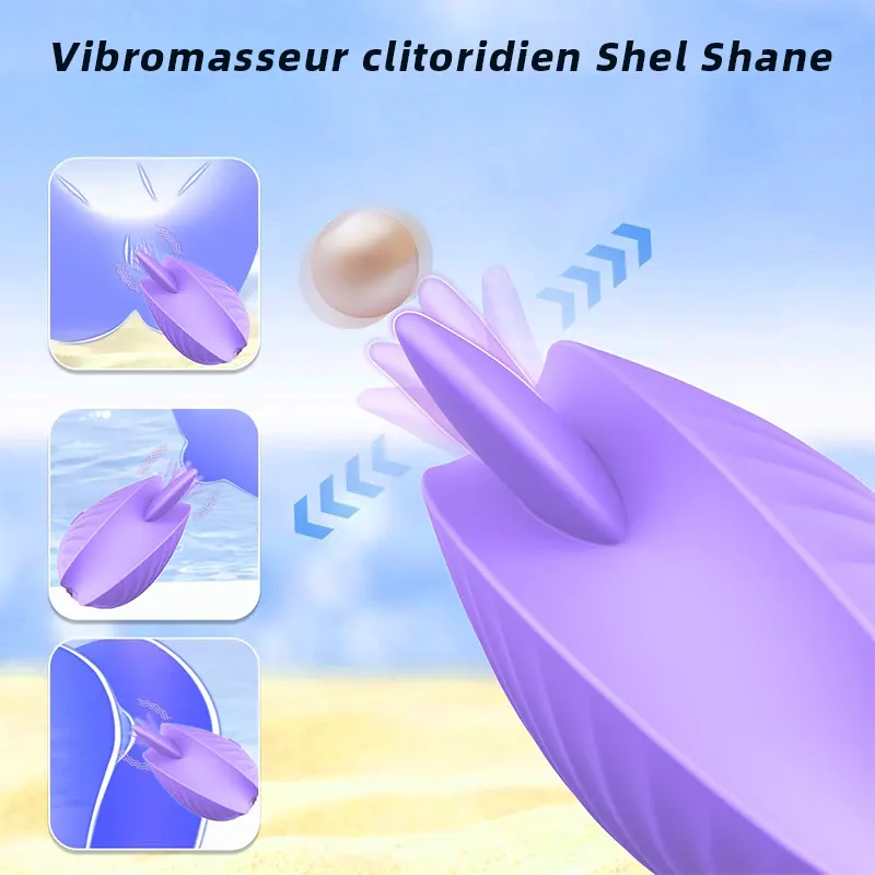 Stimulateur clitoridien mini avec langue pour femmes