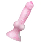 Godemiché Monstre Rose Fin – Plaisir Fantasy Coloré
