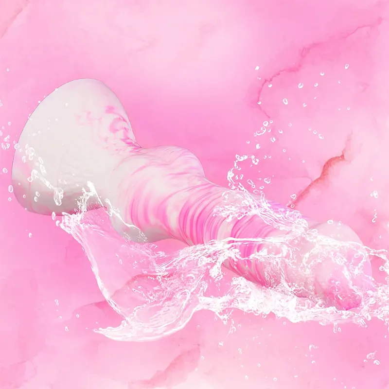 Godemiché Monstre Rose Fin – Plaisir Fantasy Coloré
