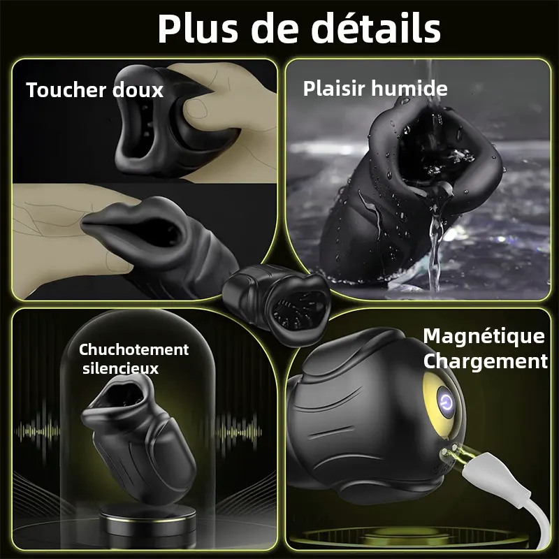 Masturbateur App Connecté pour Hommes Stimulateur Pénien