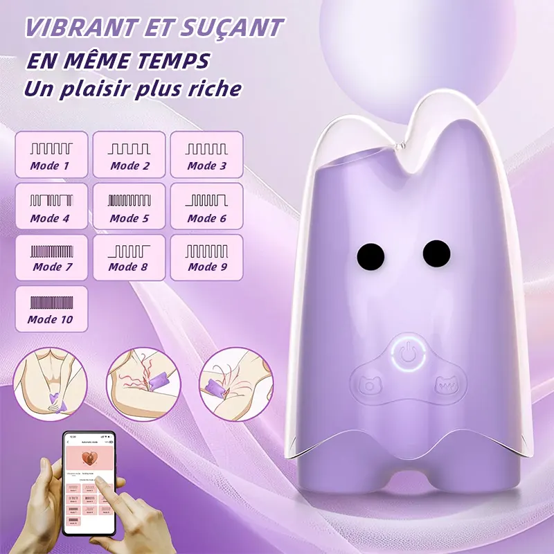 Stimulateur Ghost point G – Vibromasseur féminin discret