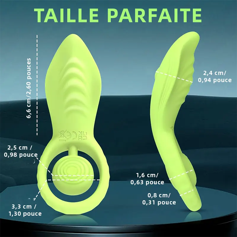 Anneau pénien télécommandé, vibrateur couple longue distance