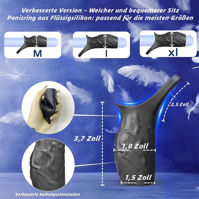 Anneau Vibrant 10 Modes avec Stimulateur Point G & Prostate