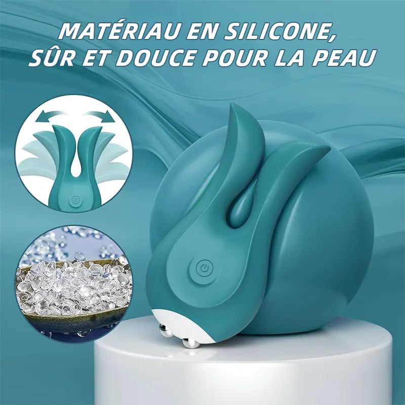 Vibromasseur vert à double moteur – 10 modes pour point G
