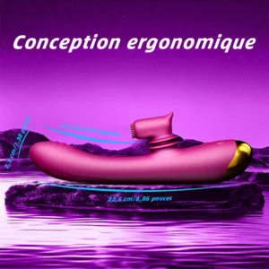 Vibromasseur Brosse 360° – Point G et Clitoris en Plaisir