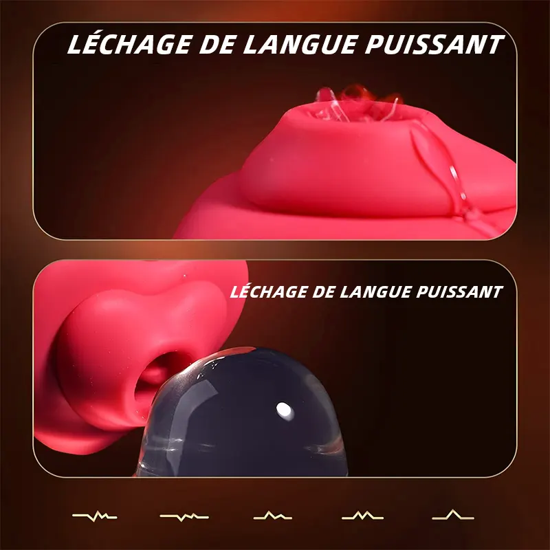 Vibromasseur Ventouse en Forme de Cœur – Stimulateur Clitoridien