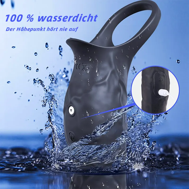 Anneau Vibrant 10 Modes avec Stimulateur Point G & Prostate