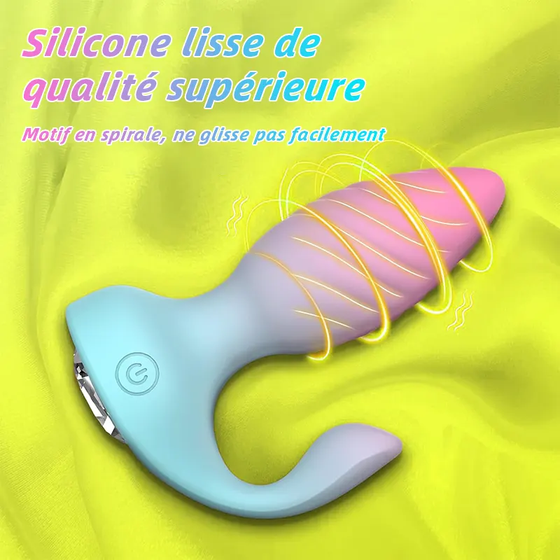 Plug Anal 2 en 1 avec Télécommande – 10 Modes Vibrants