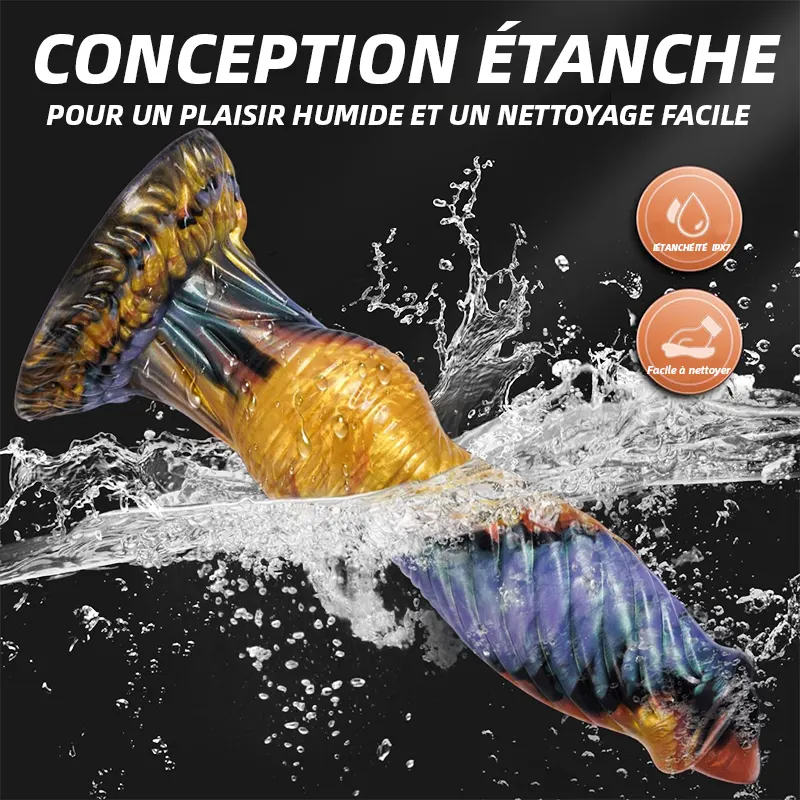 Godemichet Fantasy Monstre à Ventouse – Sensations Extrêmes