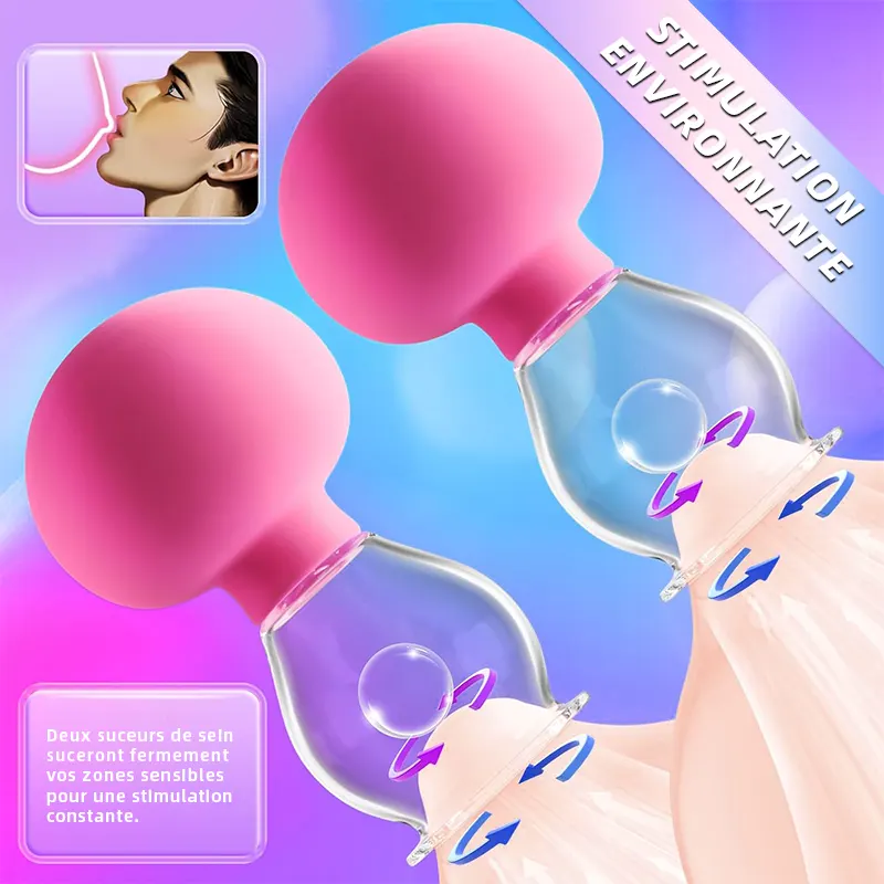 Aspirateurs Manuels en Silicone – Stimulateurs pour Tétons