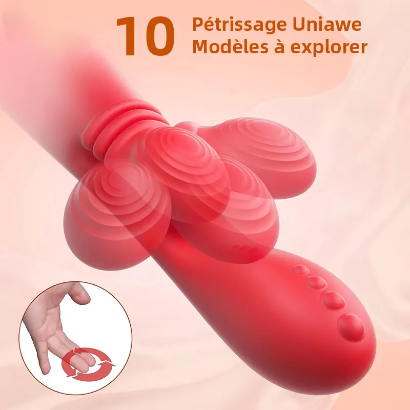 Vibromasseur Point G avec 10 modes pour plaisir optimal
