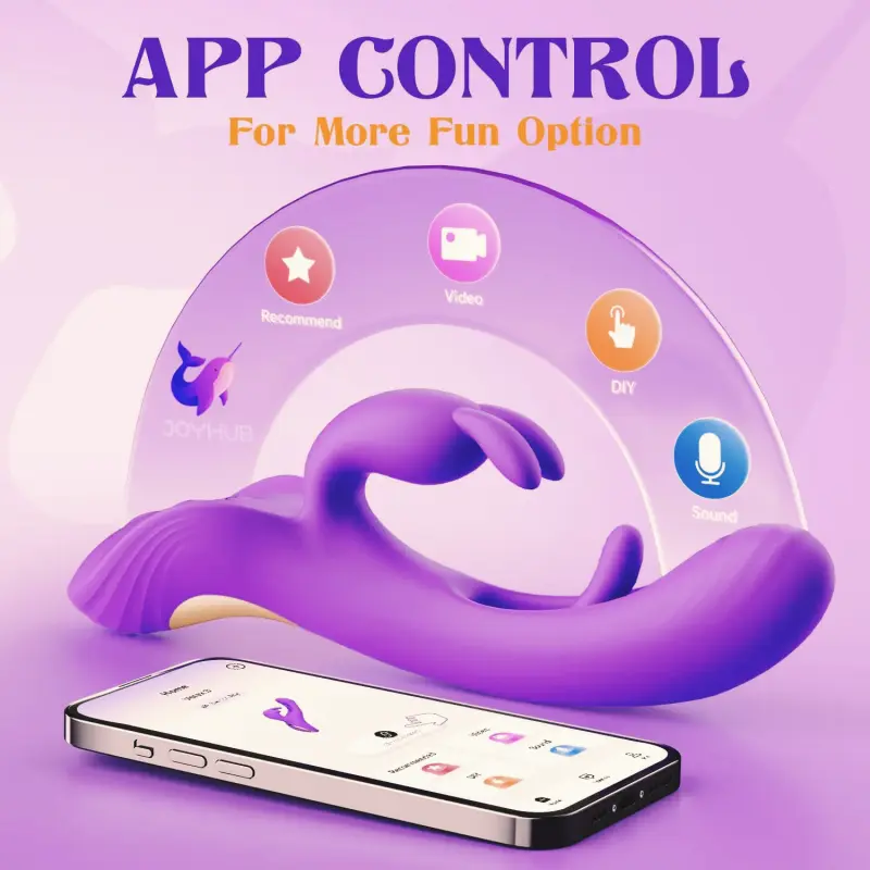 Vibromasseur Rabbit 4 en 1 – Stimulation du clitoris et du point G