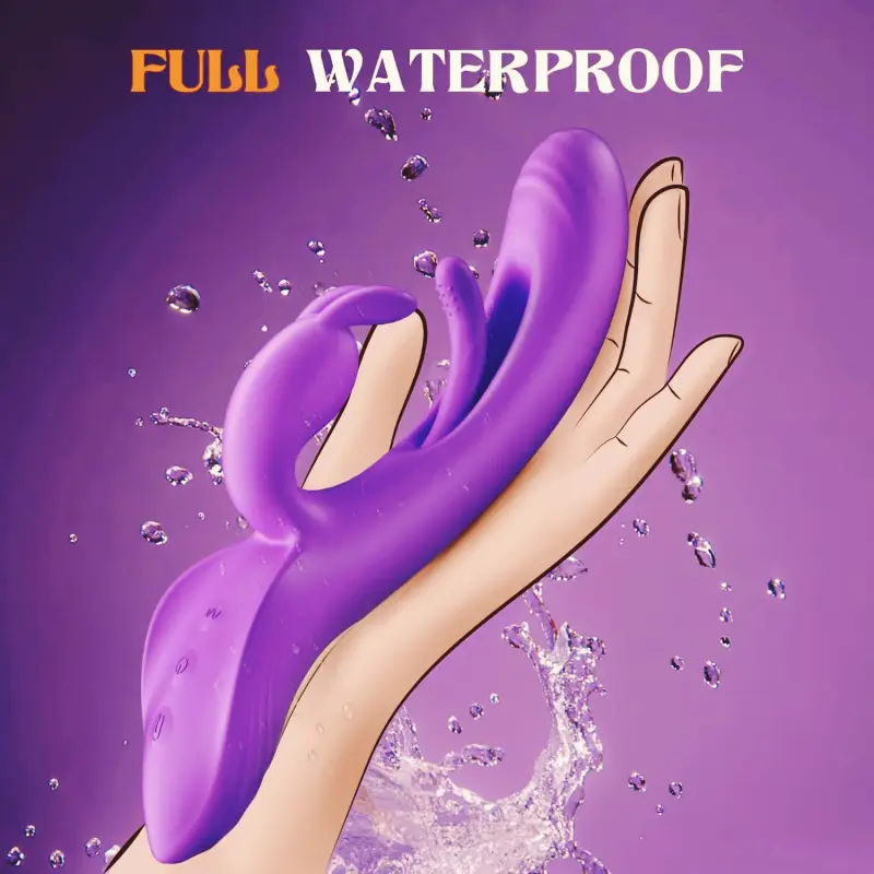 Vibromasseur Rabbit 4 en 1 – Stimulation du clitoris et du point G