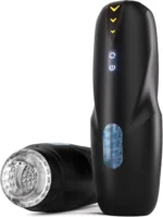 Masturbateur homme - 8 modes de vibration, manchon 3D réaliste