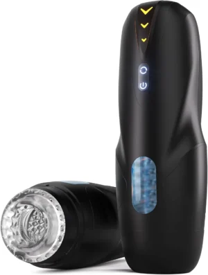 Masturbateur homme - 8 modes de vibration, manchon 3D réaliste