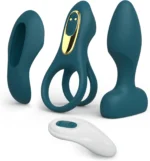 Kit Vibrateur Couple – Anneau Vibrant, Vibro Culotte & Plug Anal