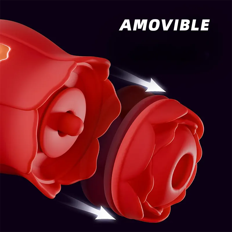 Rose Toy 3‑en‑1 Vibration pour Clito, Seins et Anus