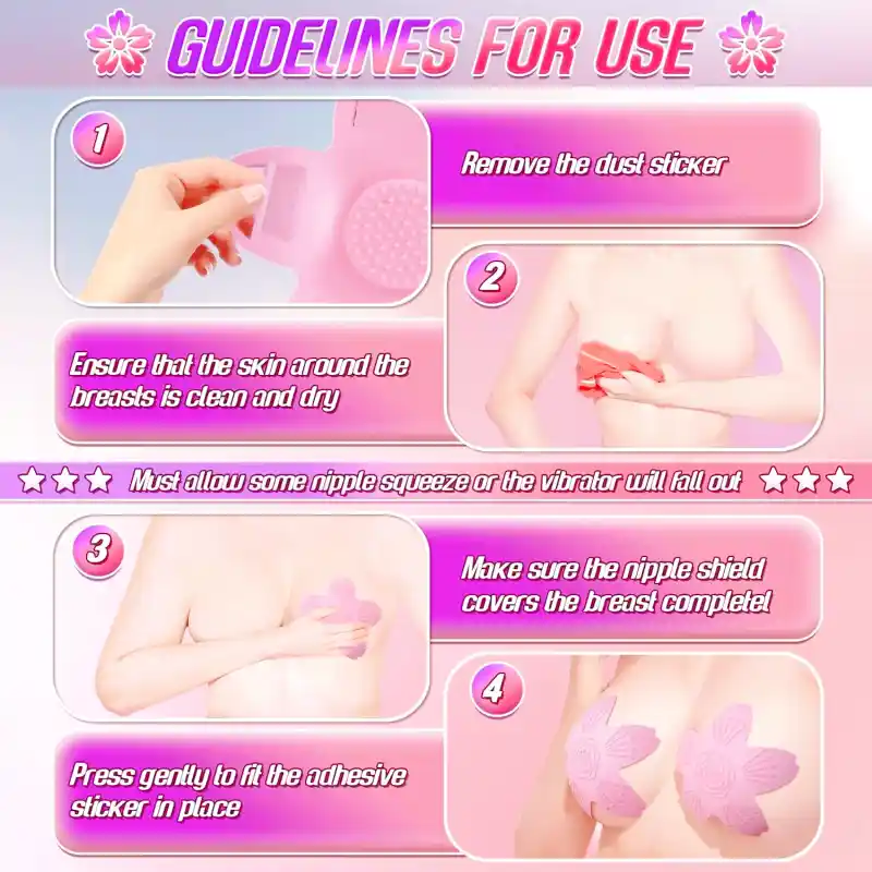 Stimulateur Seins Télécommandé – 9 Modes pour Plaisir Féminin