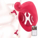 Anneau Vibrant avec Télécommande App pour Couples Adultes